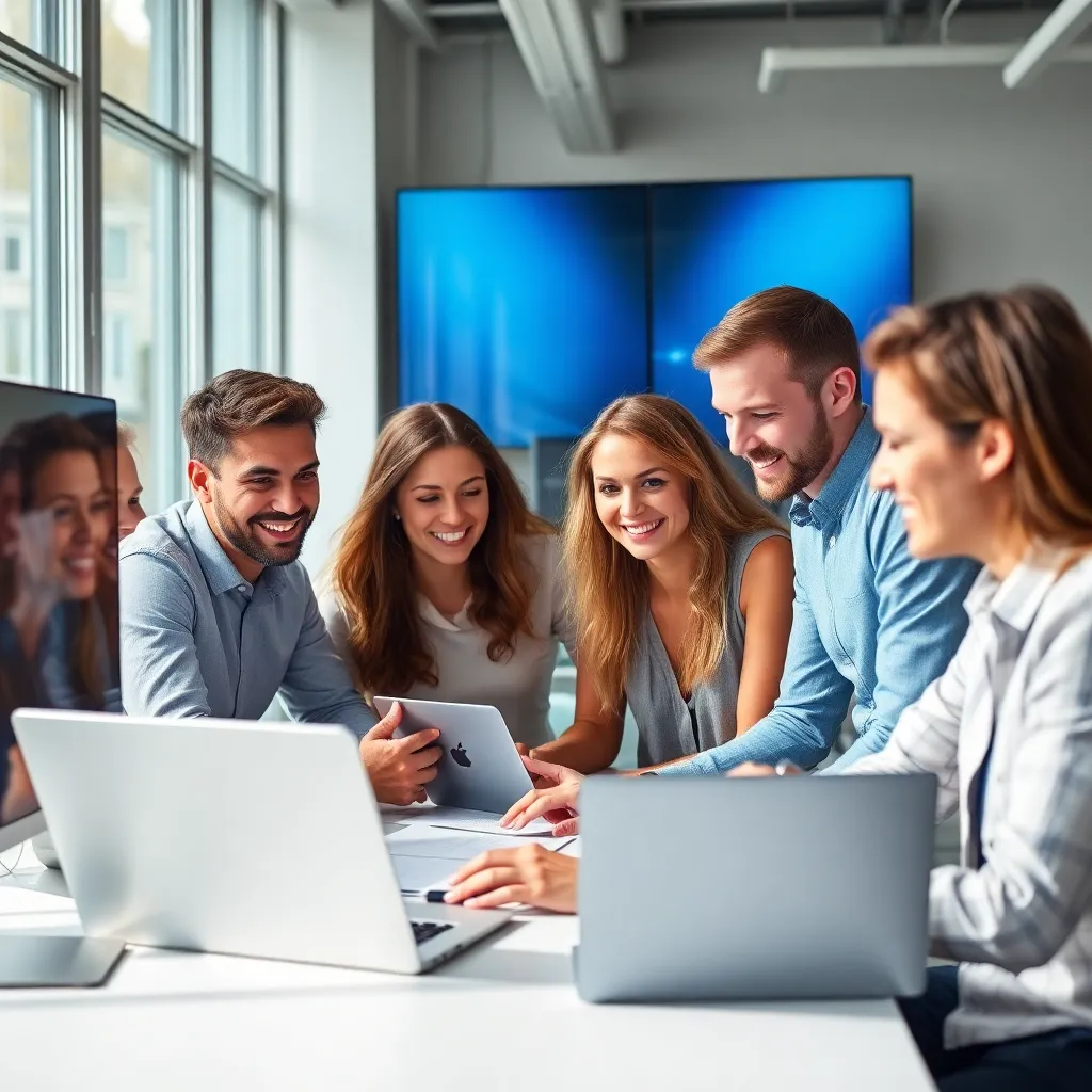 Professionele coach die een-op-een begeleiding geeft aan een werknemer